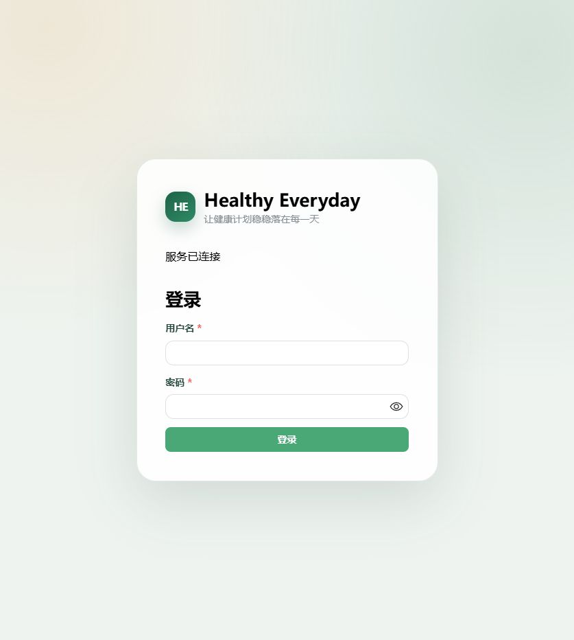 Healthy Everyday界面